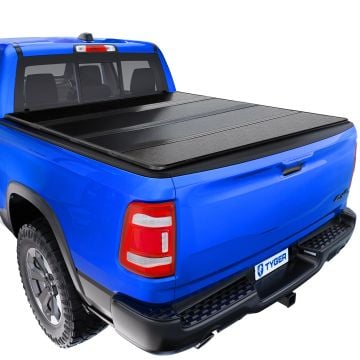TYGER T5 Quad-Fold Alloy Hardtop fit 2009-2025 Dodge Ram 1500; 2019-2025 Classic | 5'7" Bed