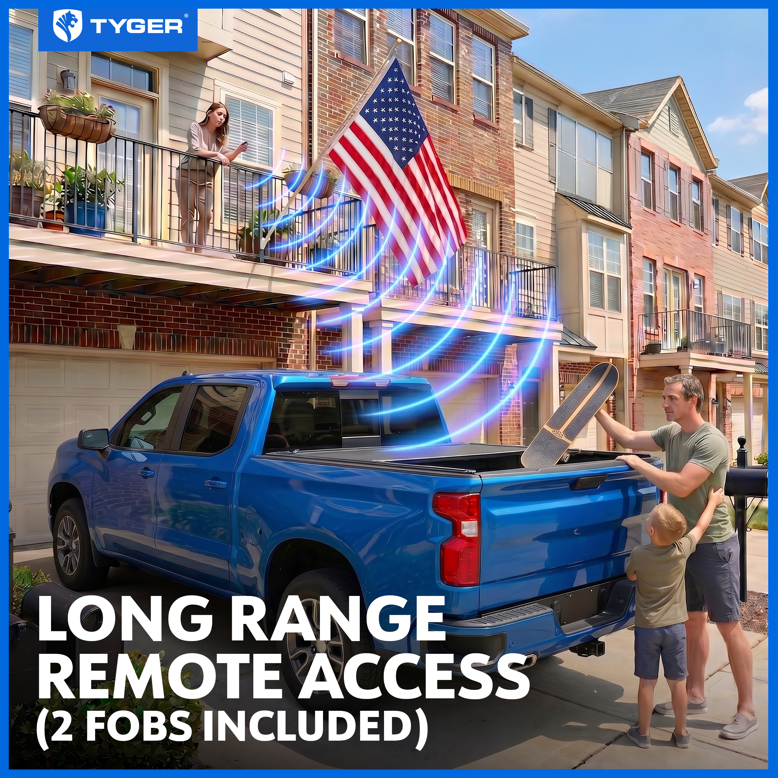 TYGER T10E Powered Retractable fit 19-26 Silverado/Sierra 1500 | 5'10