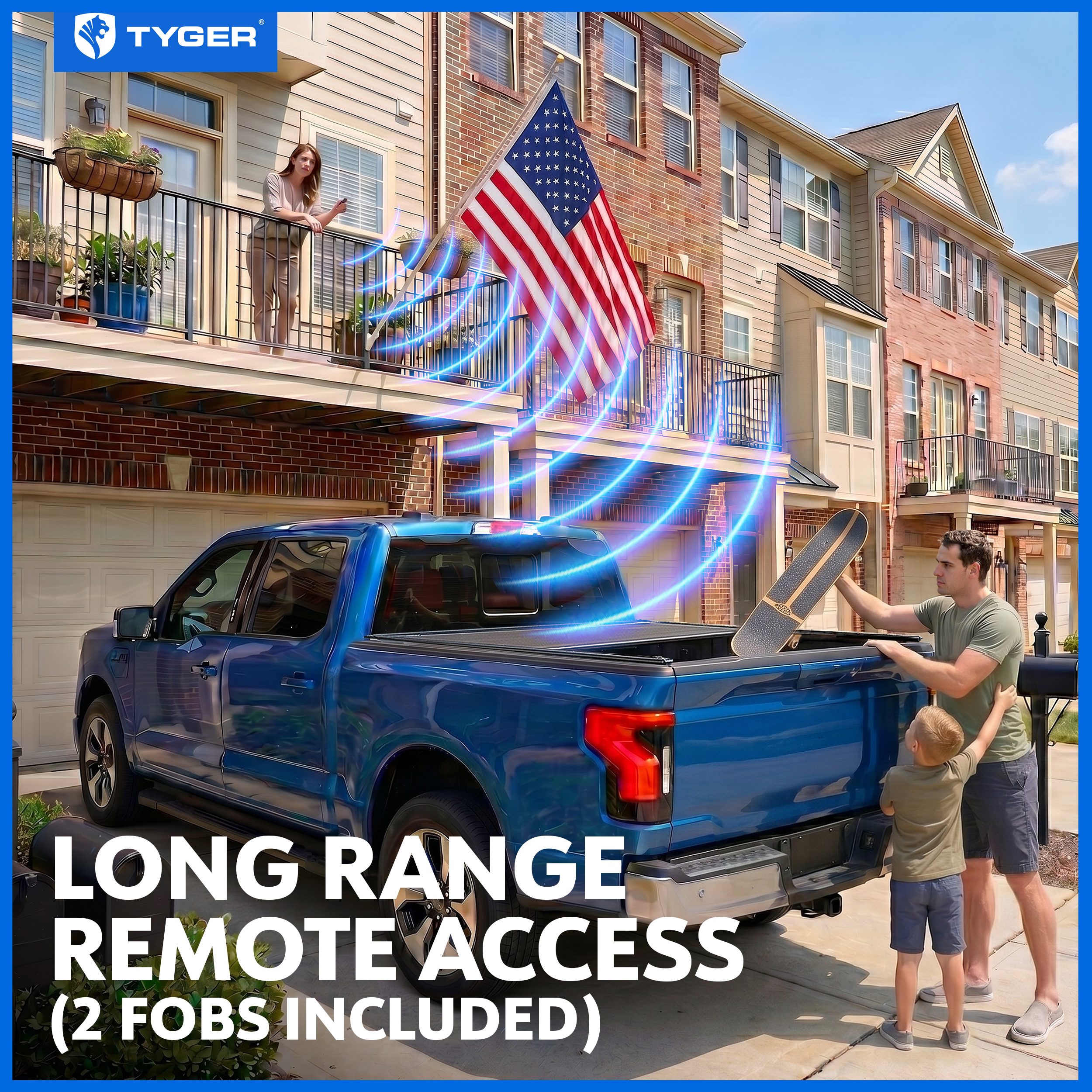 TYGER T10E Powered Retractable fit 2015-2026 Ford F-150 | 5.5' Bed
