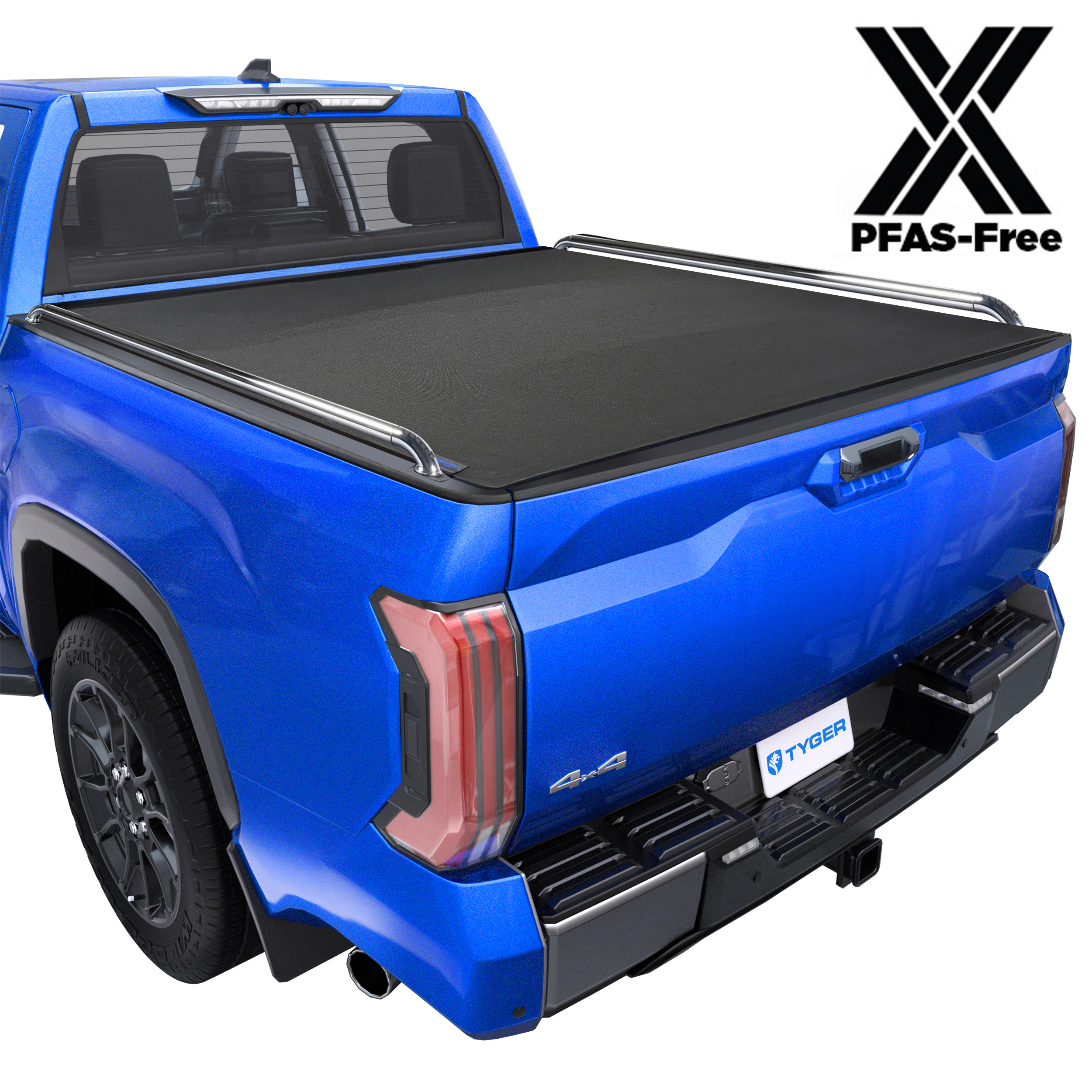 TYGER T2X Low Profile Soft Roll-up in Fabric fit 2022-2026 Toyota Tundra | 5.5' Bed