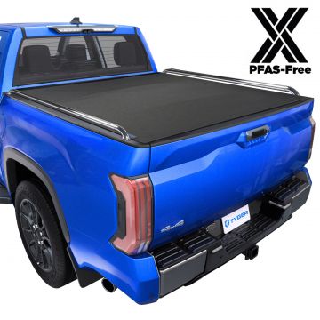 TYGER T2X Low Profile Soft Roll-up in Fabric fit 2022-2026 Toyota Tundra | 5.5' Bed