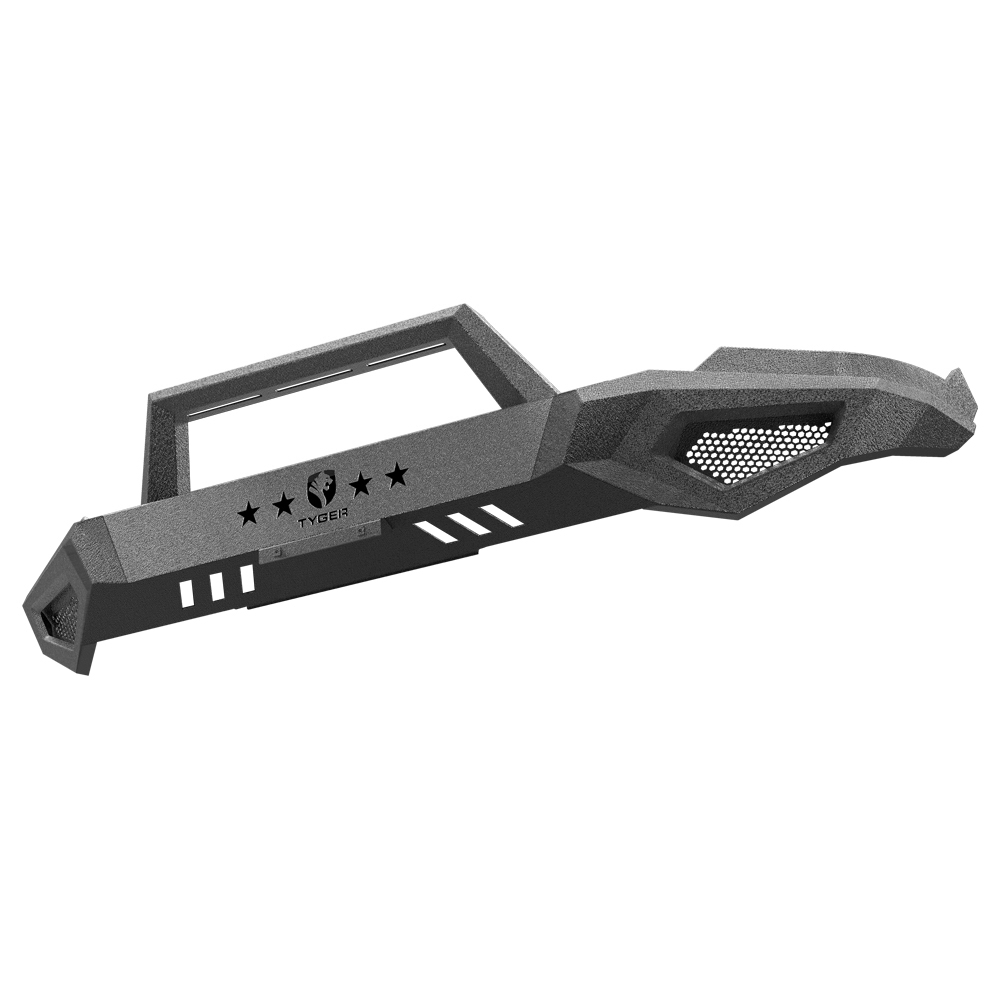 TYGER FURY Front Bumper Fit 2013-2018 Ram 1500; 2019-2024 Classic | Textured Black