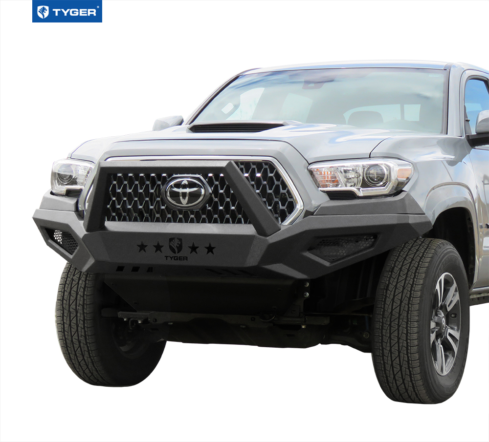 TYGER FURY Front Bumper Fit 2016-2023 Tacoma | Textured Black TG-BP6T80168