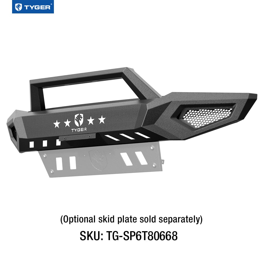 TYGER FURY Front Bumper Fit 2007-2014 FJ Cruiser | Textured Black TG-BP6T80668