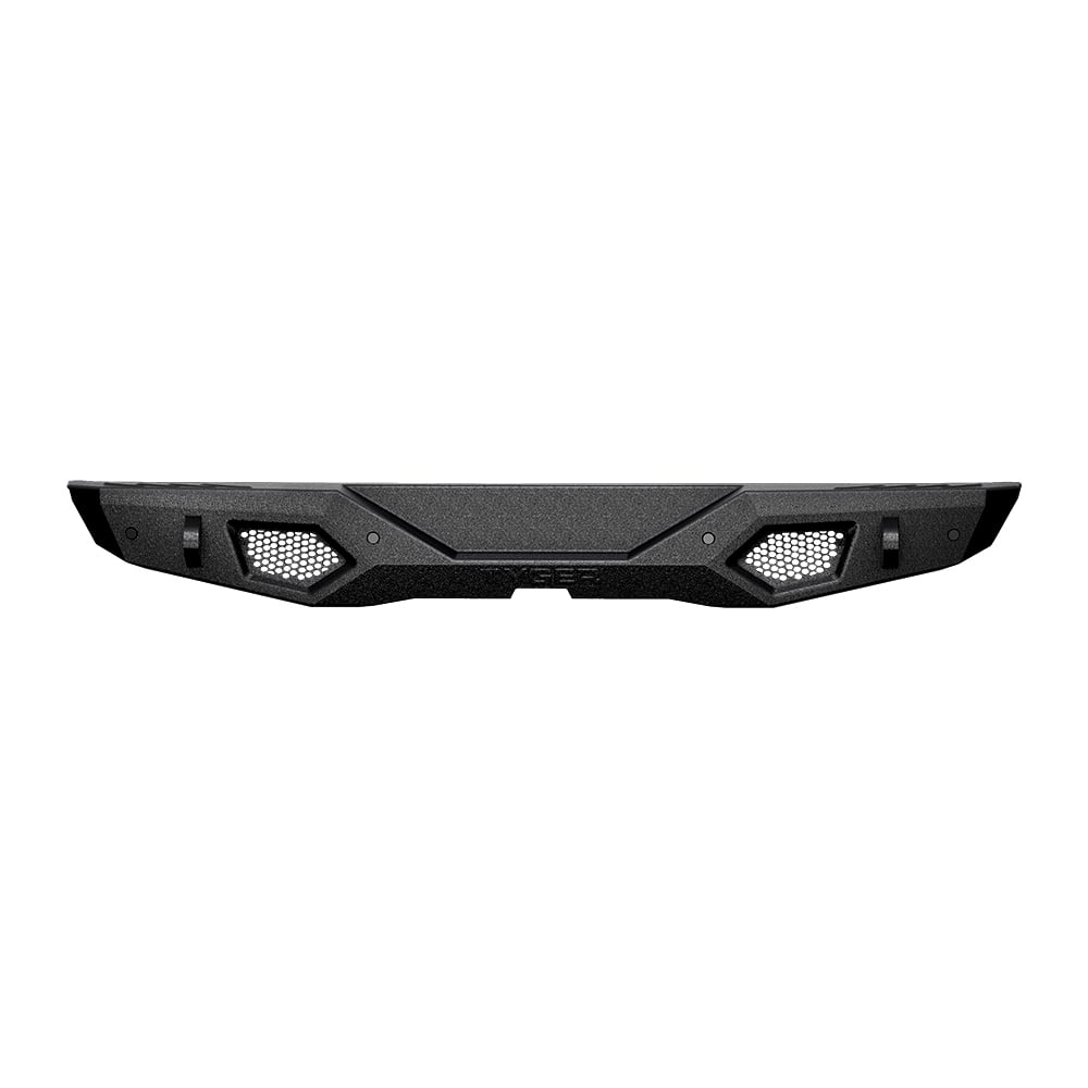 TYGER FURY Rear Bumper Fit 2018-2025 Wrangler JL (NOT JK) | Textured Black TG-BP9J81198