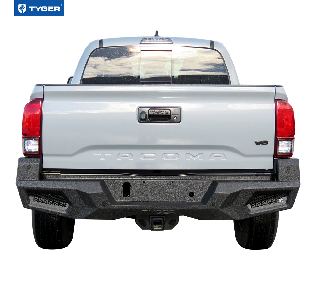 TYGER FURY Rear Bumper Fit 2016-2023 Tacoma | Textured Black TG-BP9T80198