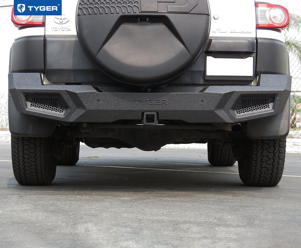 TYGER FURY Rear Bumper Fit 2007-2014 FJ Cruiser | Textured Black