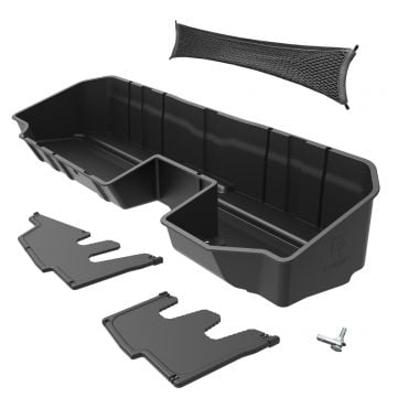 Underseat Storage Box Fit 19-25 Silverado/Sierra 1500; 20-25 2500/3500HD | TG-CB5C2278