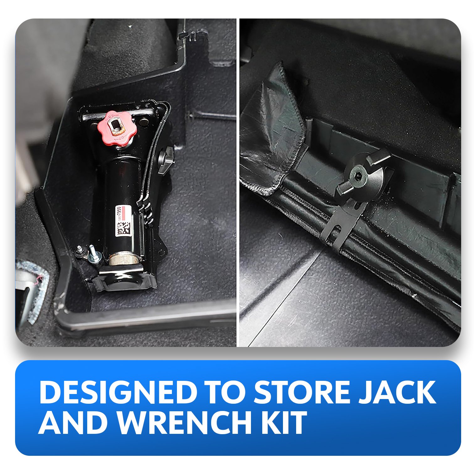 Underseat Storage Box Fit 19-25 Silverado/Sierra 1500; 20-25 2500/3500HD | TG-CB5C2278
