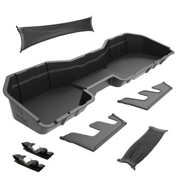 Rear Under Seat Storage Box fit 14-18 Silverado/Sierra 1500; 15-19 2500 3500HD | Crew Cab