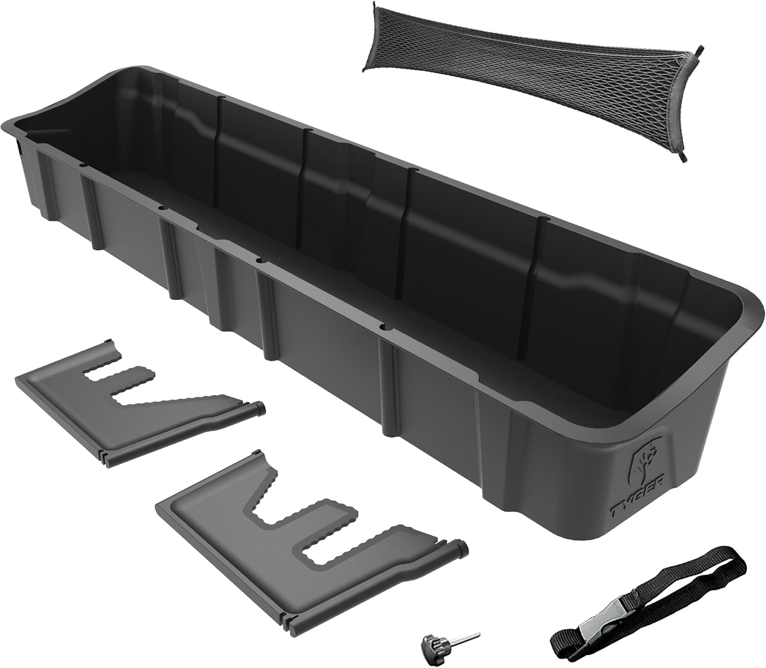 Underseat Storage Box Fit 2015-2024 F-150; 2017-2023 Super Duty | Crew Cab TG-CB5F2228