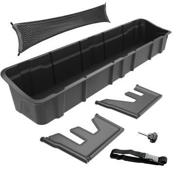Rear Under Seat Storage Box fit 2015-2025 Ford F-150; 2017-2025 F-250 F-350 SD | Supercrew Cab