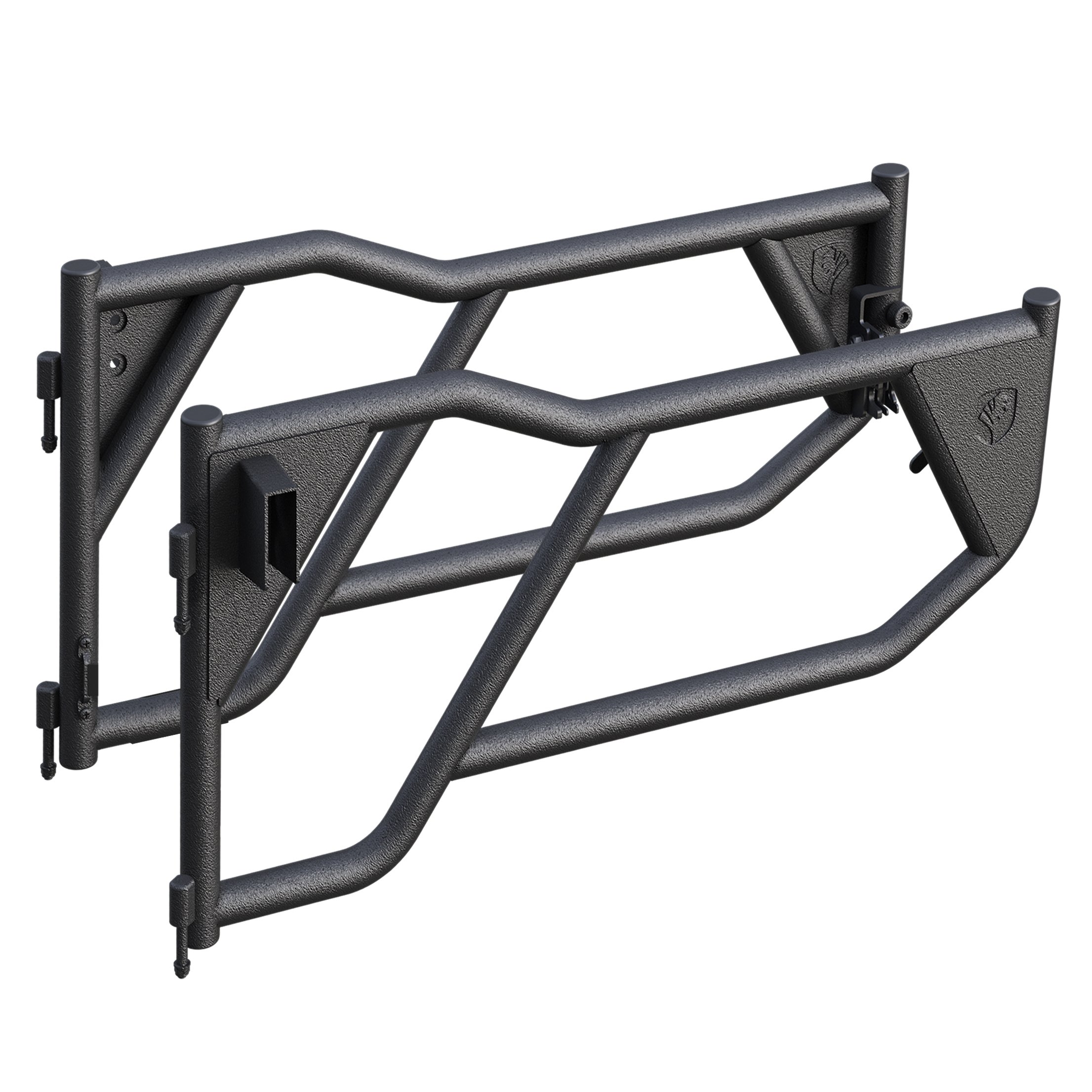 Tubular Doors Fit 2007-2018 Wrangler JK (NOT JL) 2-Doors with Mirror Mount | Front Only TG-DR2J62398