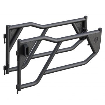 Tubular Doors Fit 2007-2018 Wrangler JK (NOT JL) 2-Doors with Mirror Mount | Front Only TG-DR2J62398