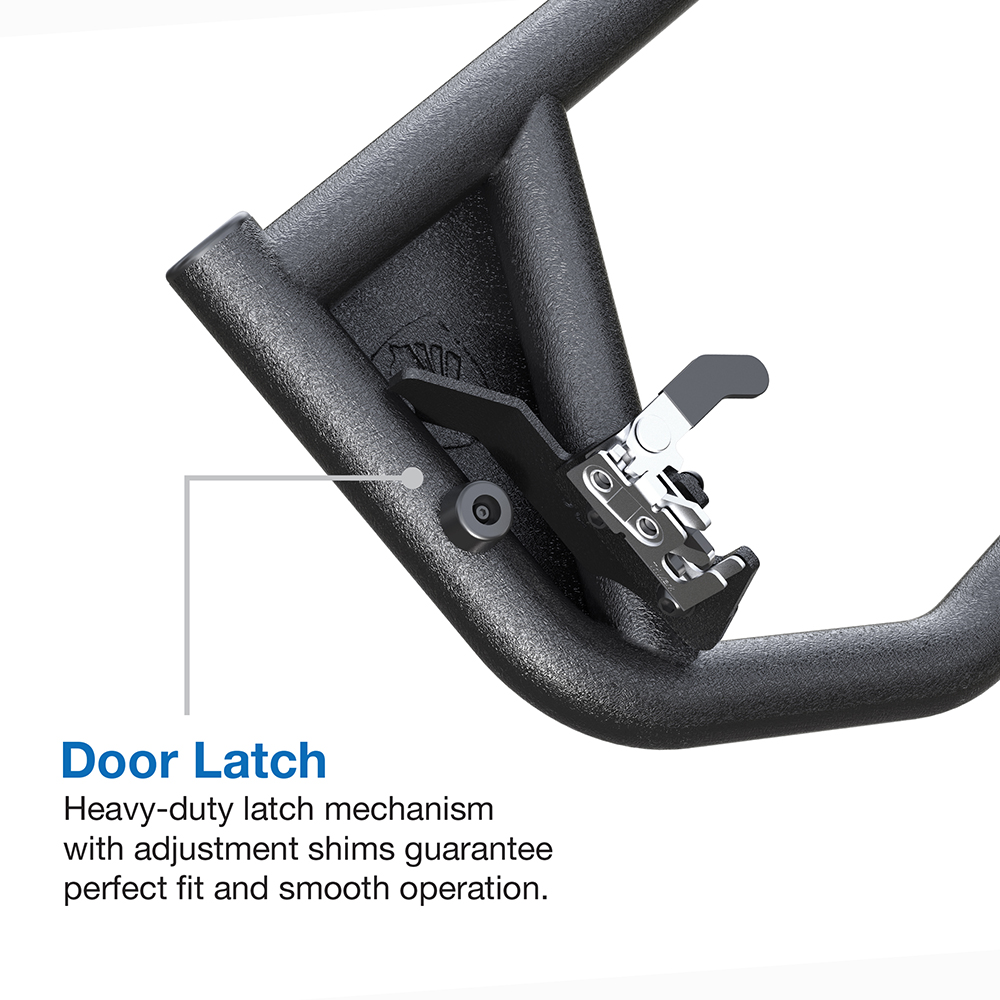 Tubular Doors Fit 2018-2023 Wrangler JL (NOT JK) 2-Doors with Mirror Mount | Front Only TG-DR2J62868