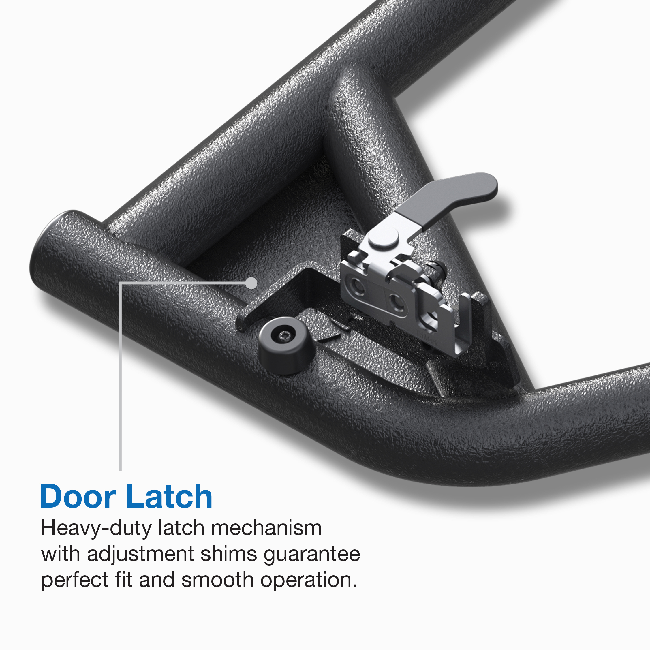 Tubular Doors Fit 2007-2018 Wrangler JK (NOT JL) 4-Doors with Mirror Mount | Front&Rear TG-DR4J62288