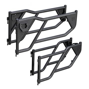 Tubular Doors Fit 2018-2025 Wrangler JL (NOT JK) 4-Doors & Gladiator with Mirror Mount TG-DR4J62758