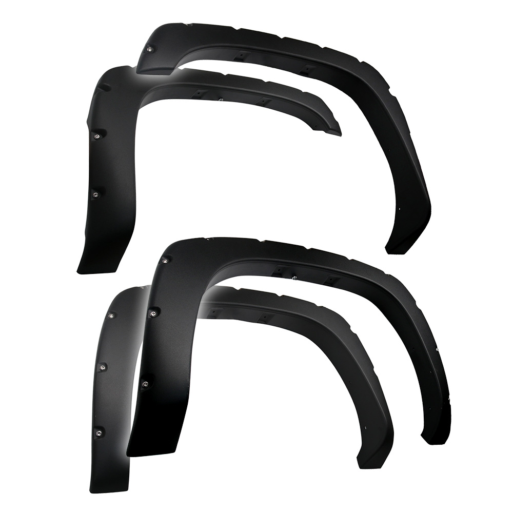 Bolt-Riveted Style 4PC fit 99-06 Silverado/Sierra; 07 Classic Rough Textured
