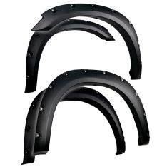 Bolt-Riveted Style 4PC fit 2010-2018 Dodge Ram 2500 3500 Rough Textured