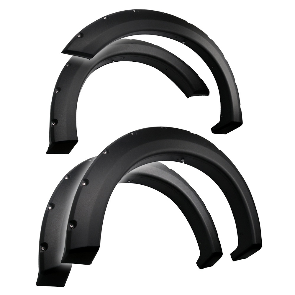 Bolt-Riveted Style 4PC fit 04-08 F150; 06-08 Mark LT Rough Textured