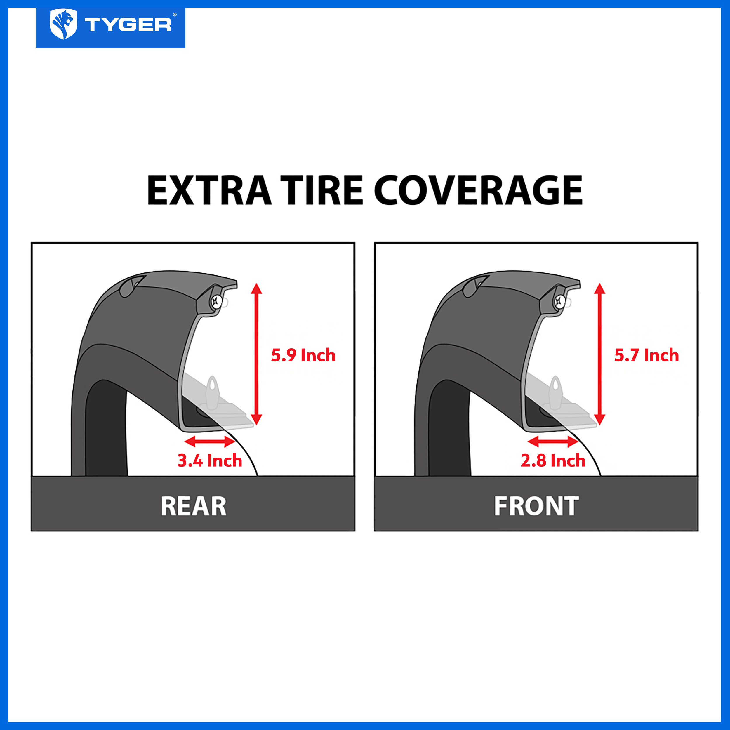 Bolt-Riveted Style 4PC fit 2024-2025 Toyota Tacoma Smooth Textured