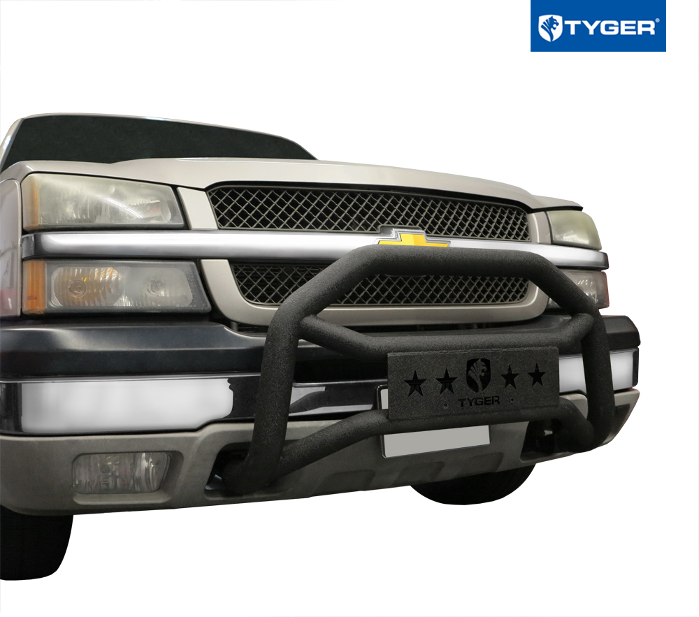 Front Bumper Guard Fit 1999-2006 Silverado/Sierra 1500; 2007 Classic | Textured Black TG-GD6C60138