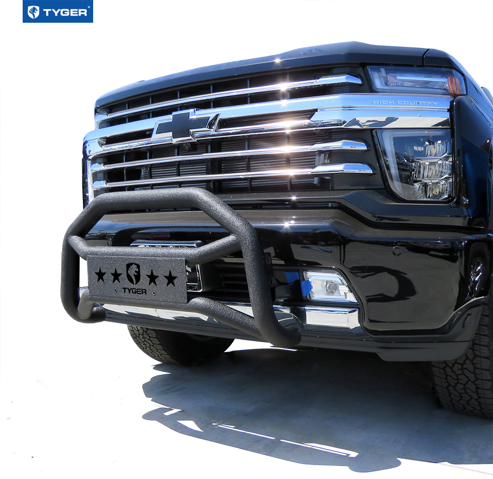 Front Bumper Guard Fit 2020-2023 Silverado 2500HD/3500HD | Textured Black TG-GD6C60538