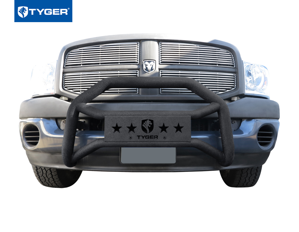Front Bumper Guard Fit 2003-2005 Ram 1500; 2003-2009 2500/3500 MegaCab | Textured Black TG-GD6D60088
