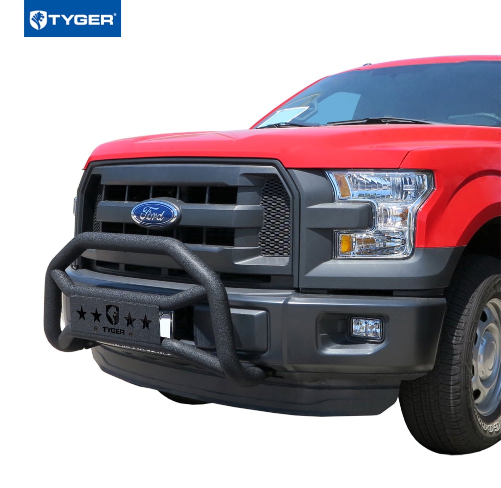 Front Bumper Guard Fit 2004-2025 Ford F-150 | Textured Black TG-GD6F60098