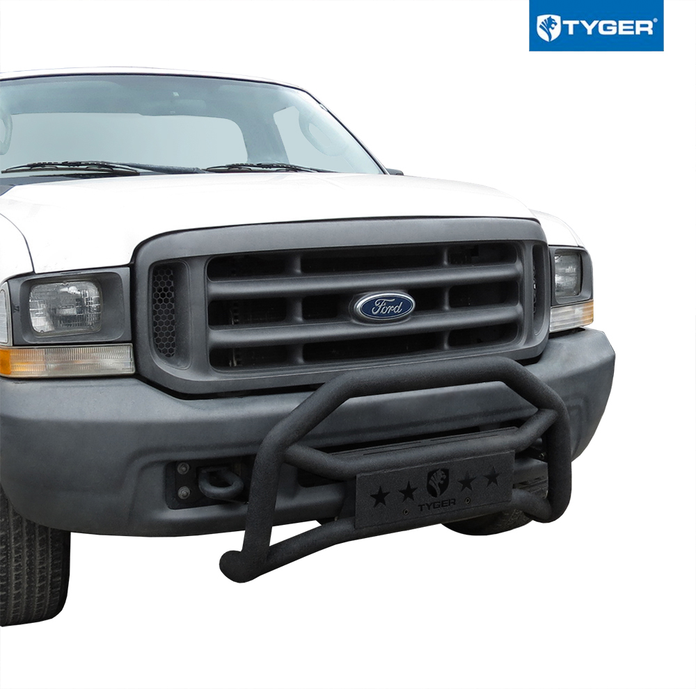 Front Bumper Guard Fit 1999-2004 F-250/F-350/F-450/F-550 | Textured Black TG-GD6F60228