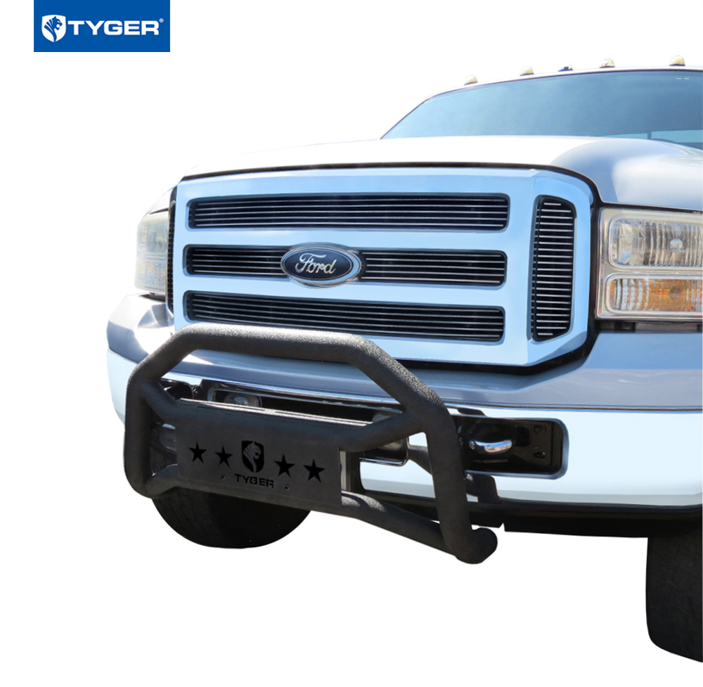 Front Bumper Guard Fit 2005-2007 F-250/F-350/F-450/F-550 | Textured Black TG-GD6F60238