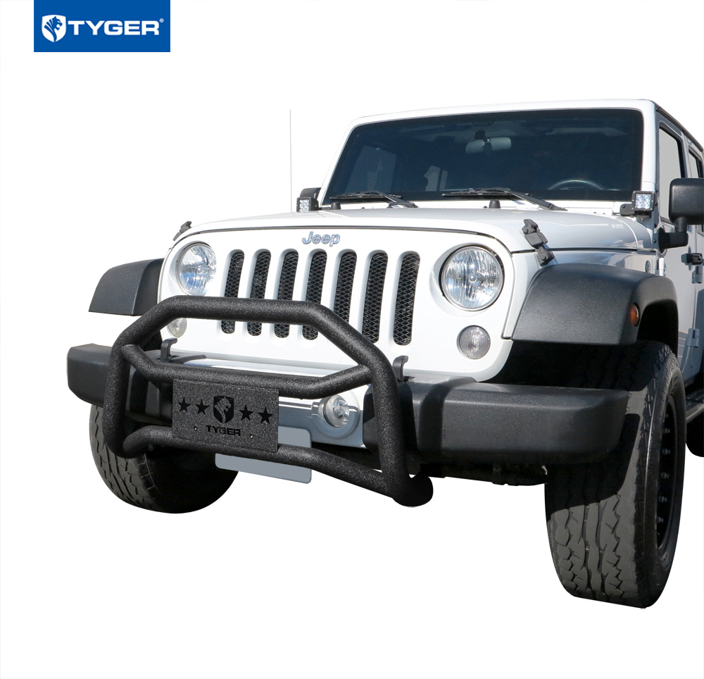 Front Bumper Guard Fit 2010-2018 Wrangler JK (NOT JL) | Textured Black TG-GD6J60018