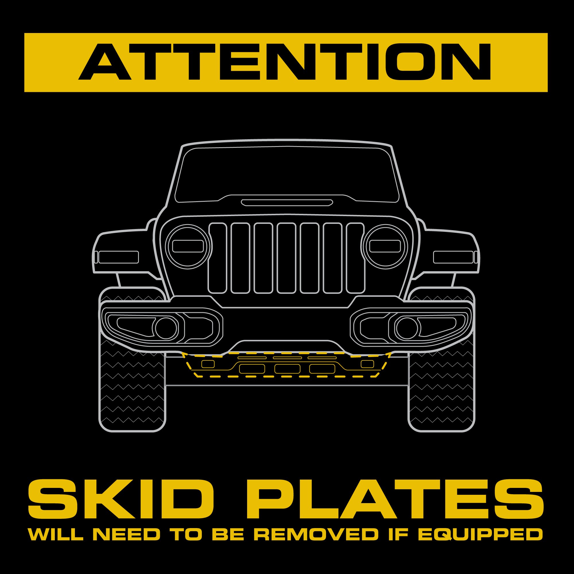 Front Bumper Guard Fit 18-25 Wrangler JL (NOT JK); 20-25 Gladiator | Textured Black TG-GD6J60468