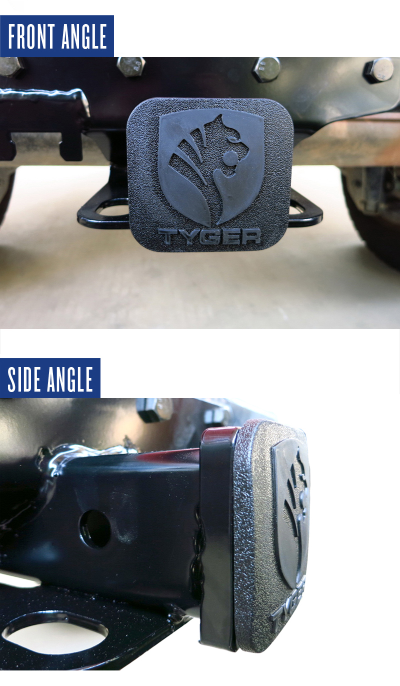 Hitch Cover Universal Fit on 2inch Towing Trailer Hitch Receiver Tube | TG-HC20000B