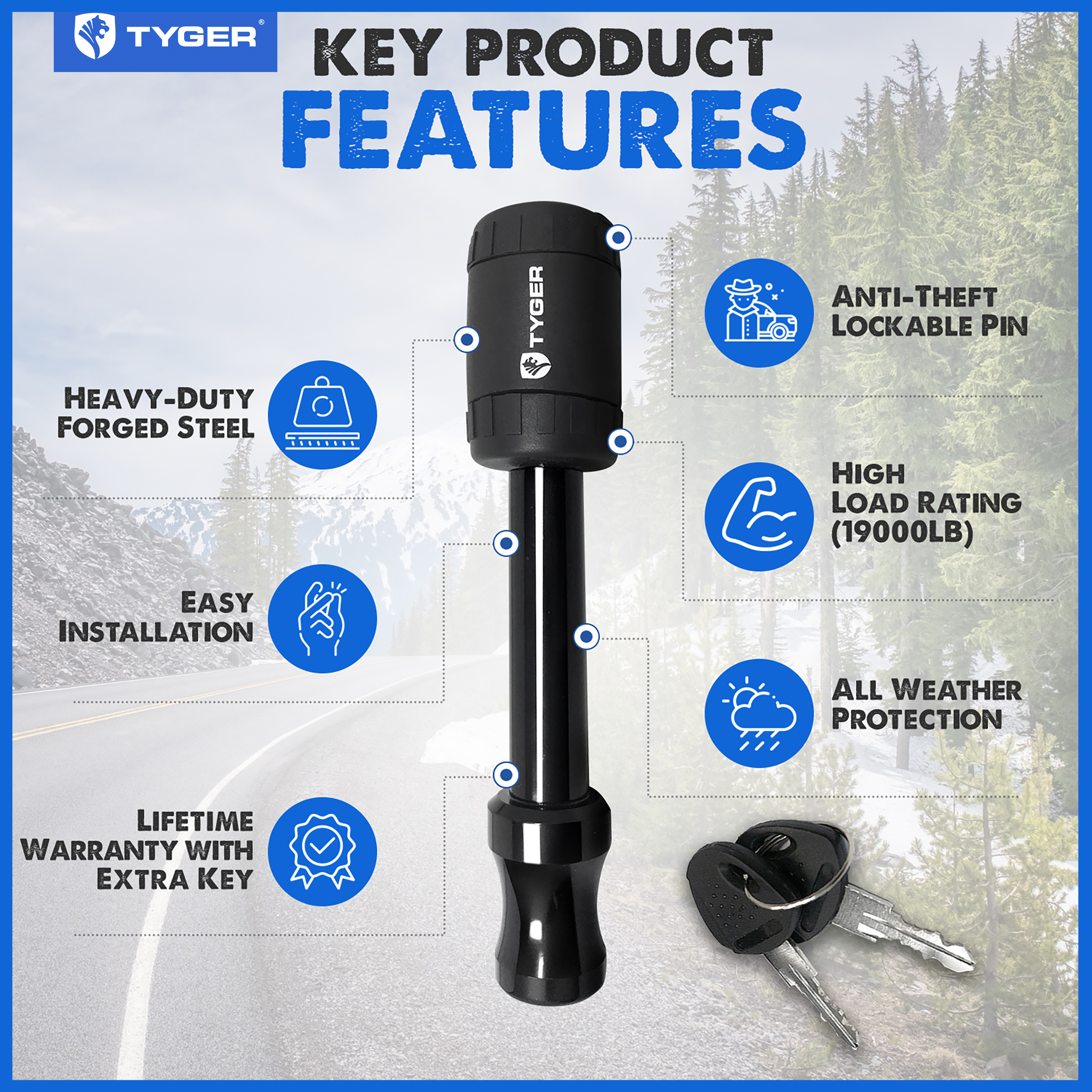 Receiver/ Coupler Lock Key