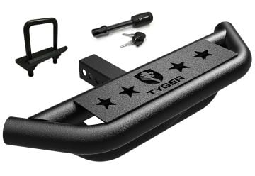 Hitch Armor with Pin Lock Fit Most Vehicles with 2" Hitch Receiver | Textured Black TG-HS8U81238