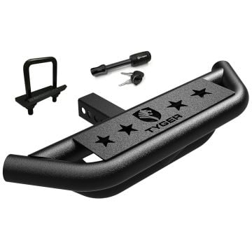 Hitch Armor with Pin Lock Fit Most Vehicles with 2" Hitch Receiver | Textured Black TG-HS8U81238