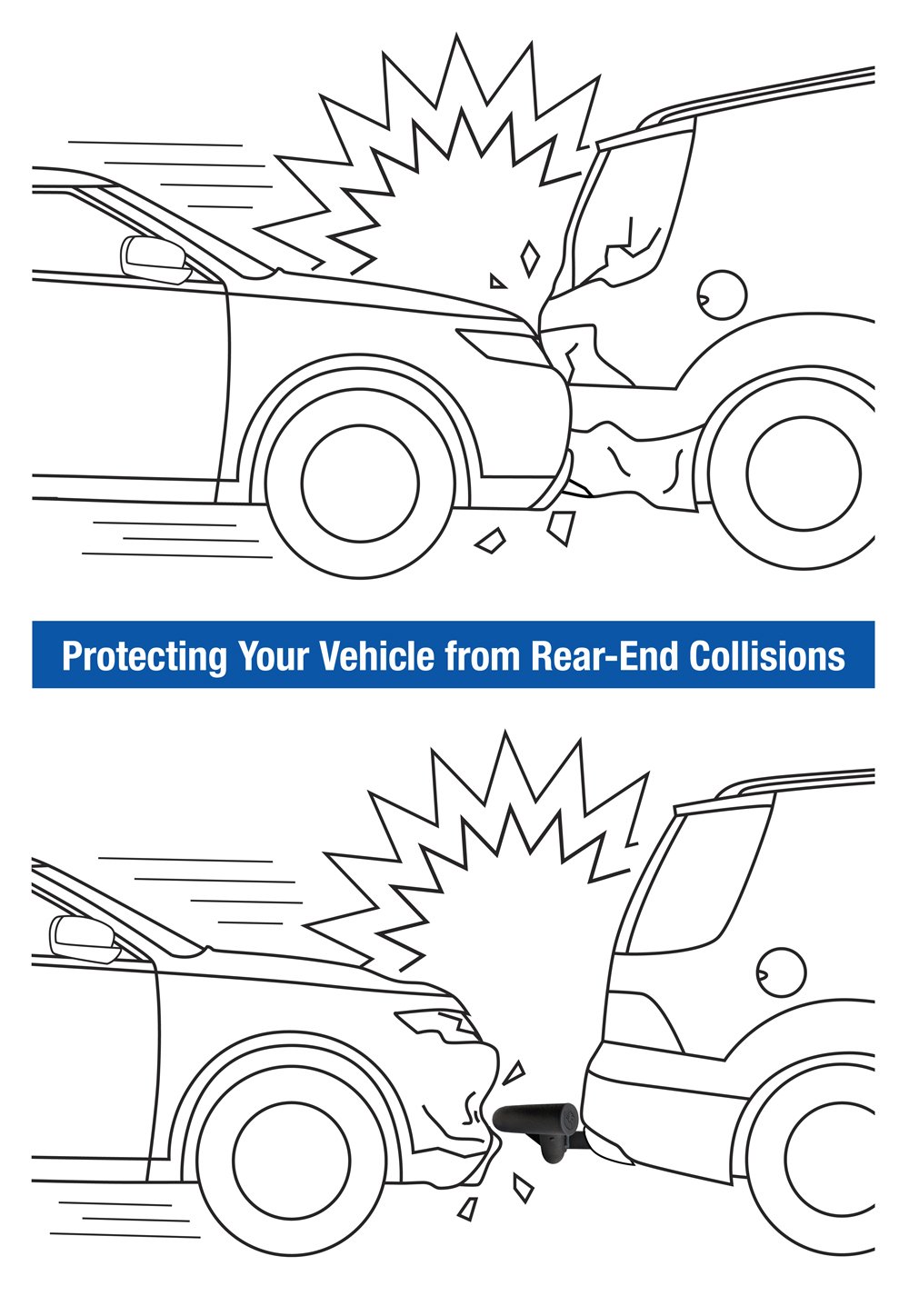 Hitch Armor with Pin Lock Fit Most Vehicles with 2