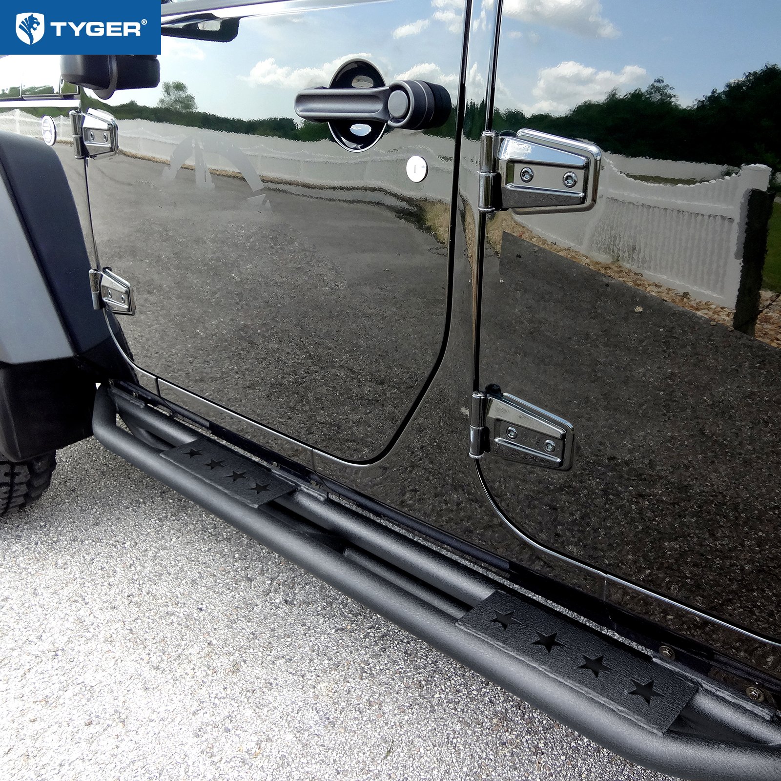 TYGER Star Armor fit 2007-2018 Jeep Wrangler JK 4-Door (Exclude JL)