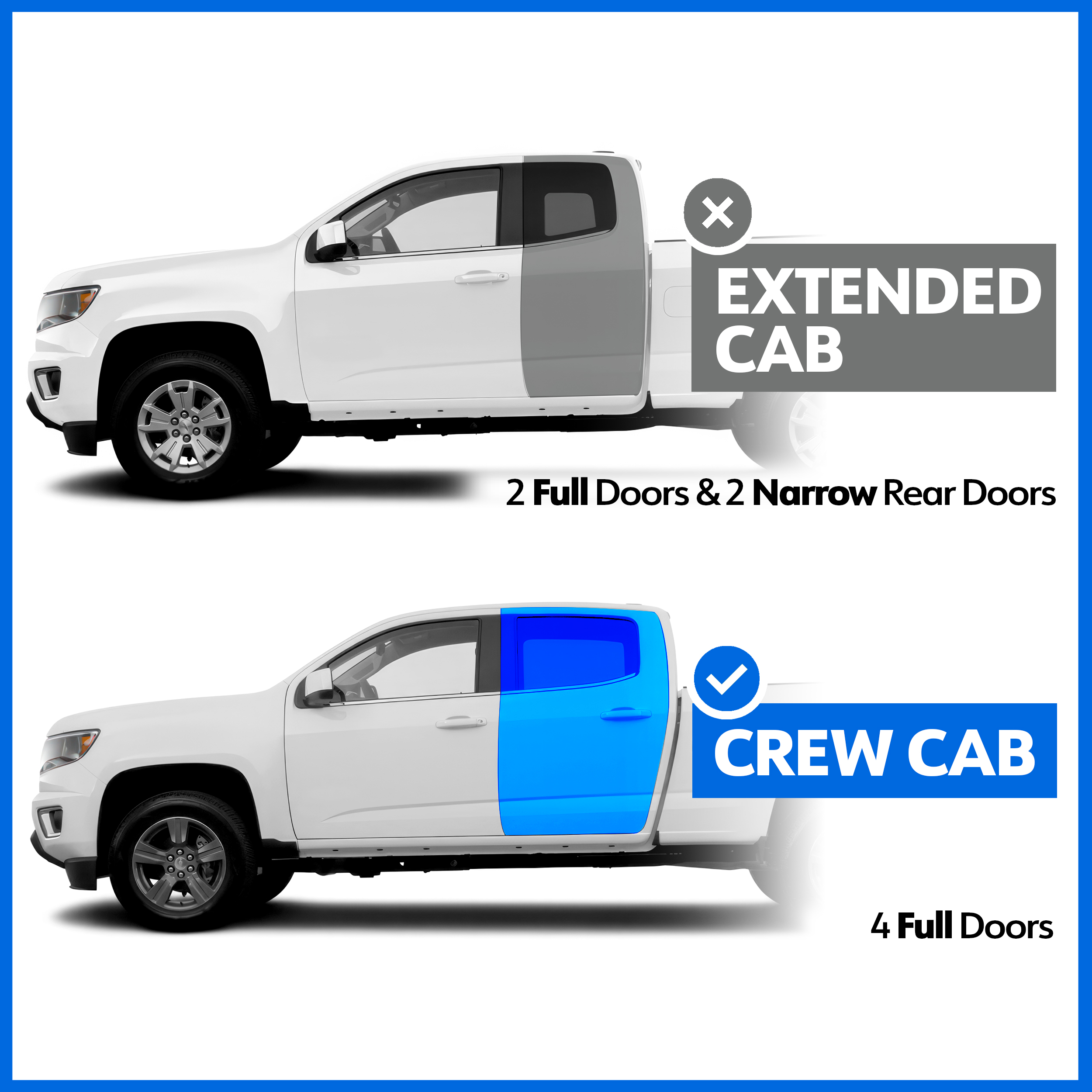 TYGER Kobra fit 2015-2026 Chevy Colorado GMC Canyon | Crew Cab
