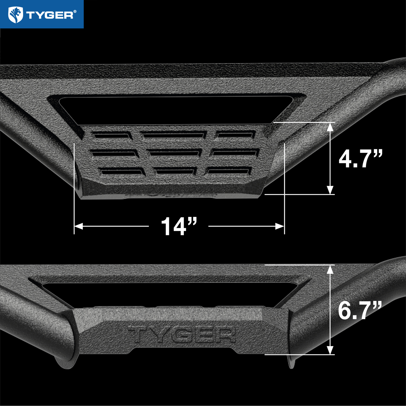 TYGER Lander fit 2010-2023 Toyota 4Runner Trail Edition; 2014-2023 SR5,TRD Pro