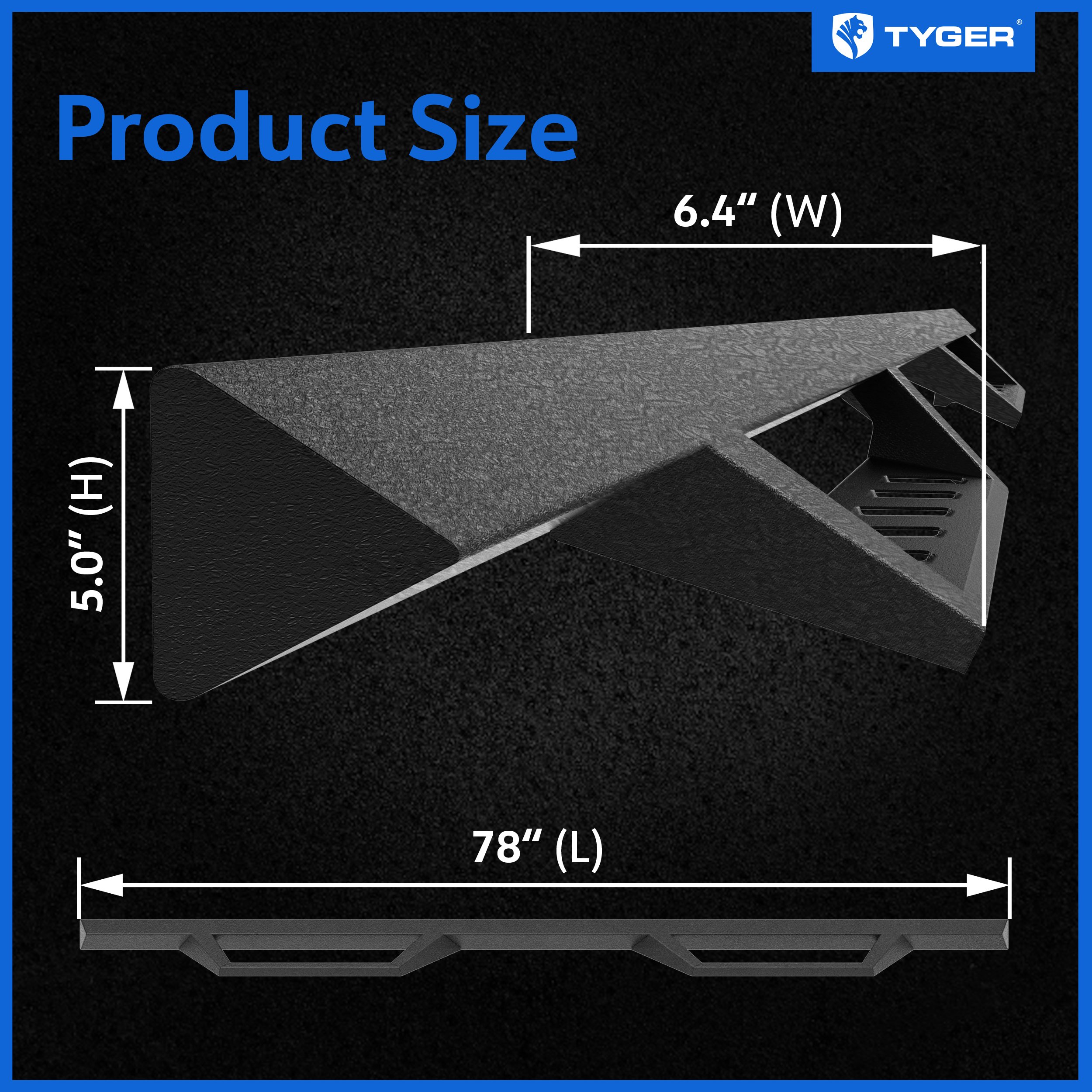 Tyger LanderX fit 19-25 Silverado/Sierra 1500; 20-25 2500/3500HD | Double Cab