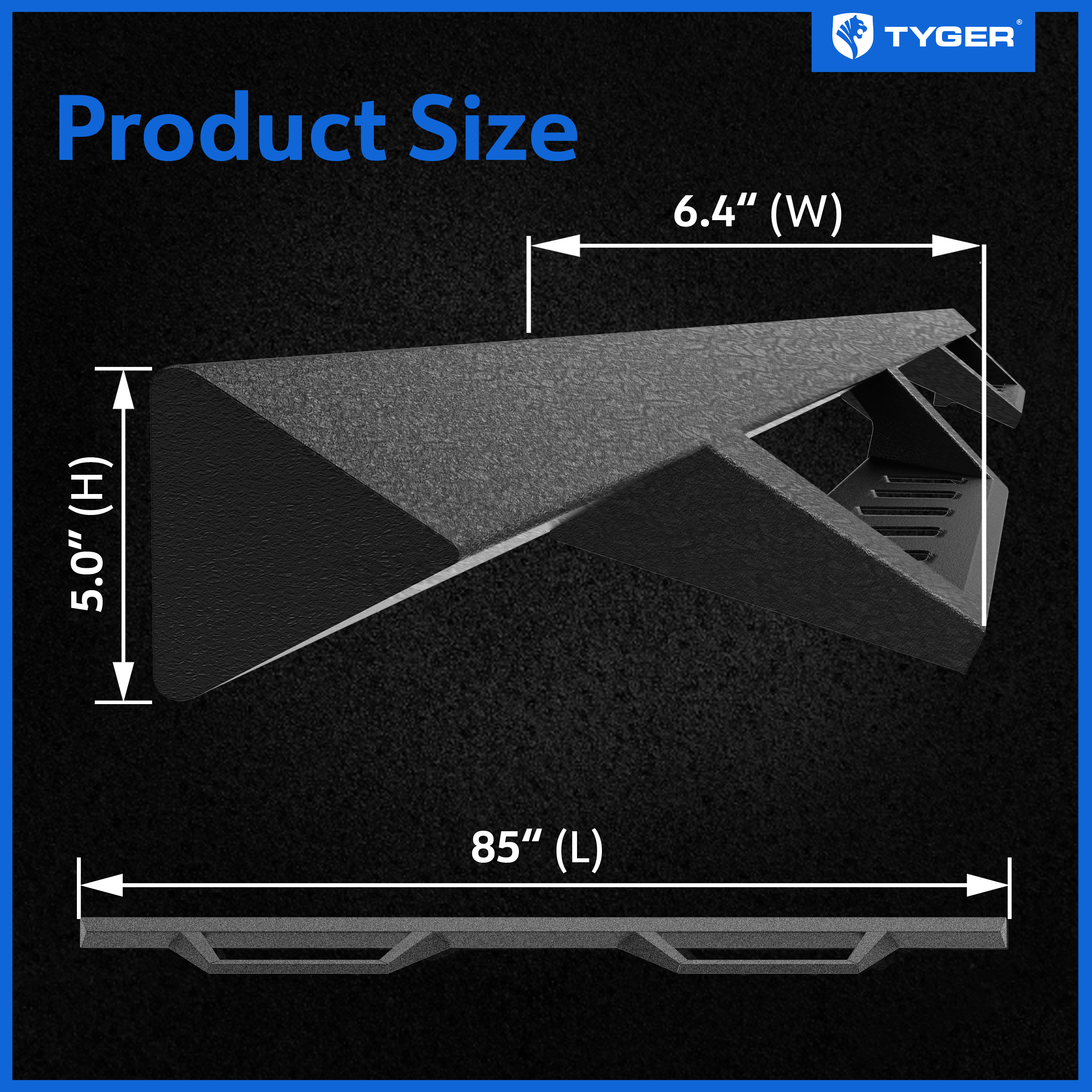 Tyger LanderX fit 1999-2016 Ford F-250 F-350 Super Duty | Supercrew Cab