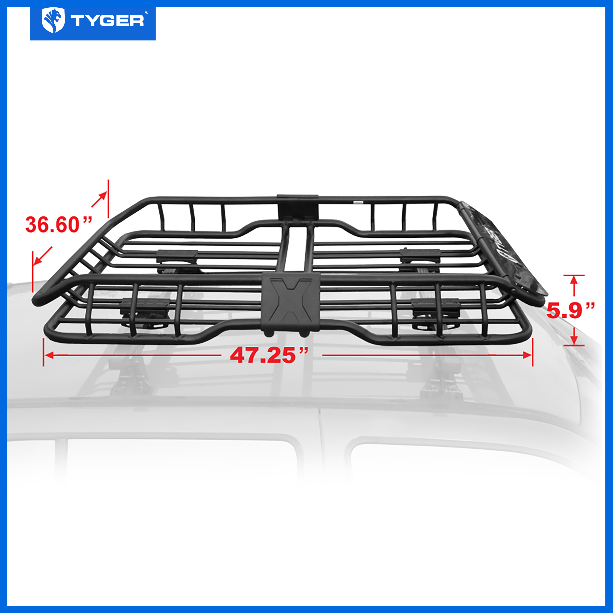 Heavy Duty Roof Mounted Basket Fit