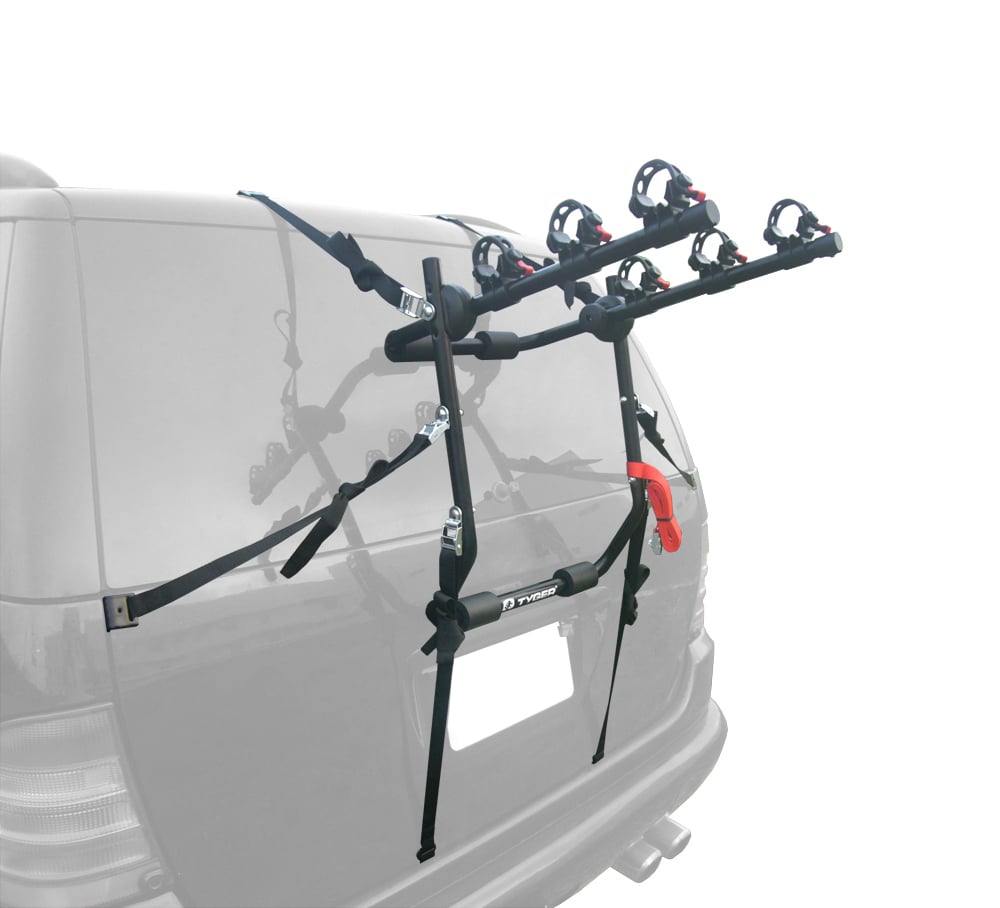 3 Bike Bicycle Cycle Rack Rear Trunk Mount Hitch Carrier For Car Auto SUV Truck 