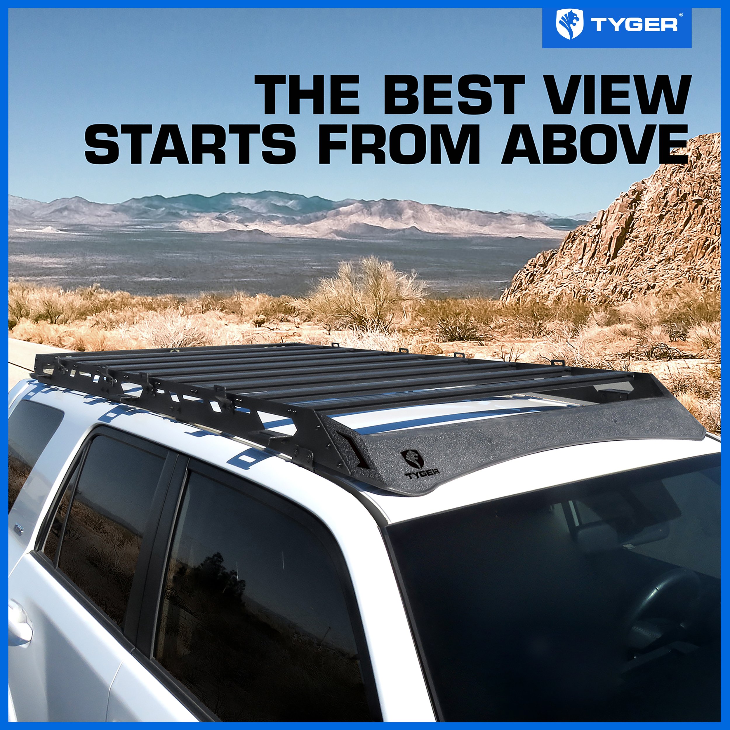 Roof Cargo Carrier Storage Rack Fits 2010-2024 Toyota 4Runner