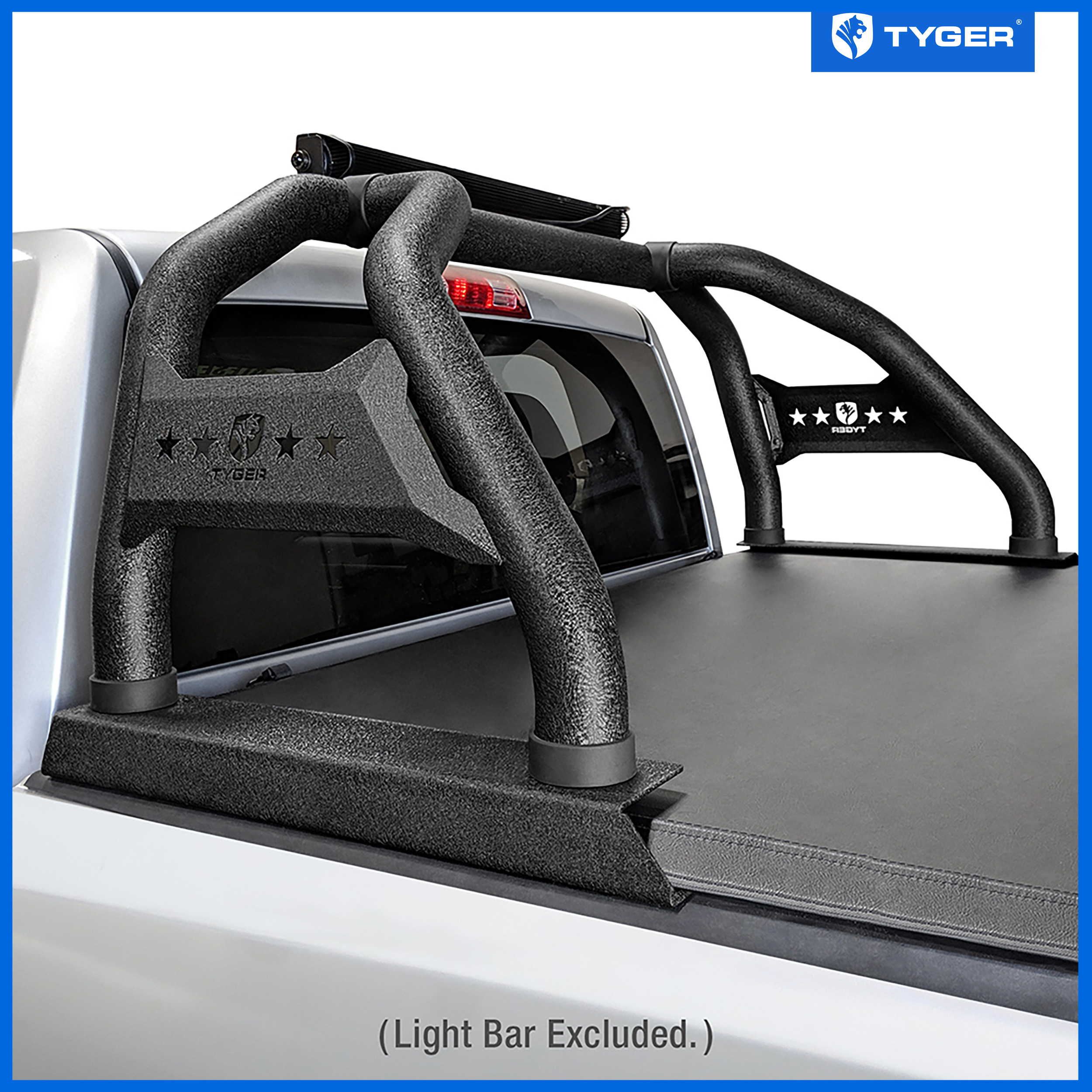 TYGER Sport Bar fit 2019-2025 Ram 1500 (Not Fit 19-25 Classic) | Light Mount | Roll Bar