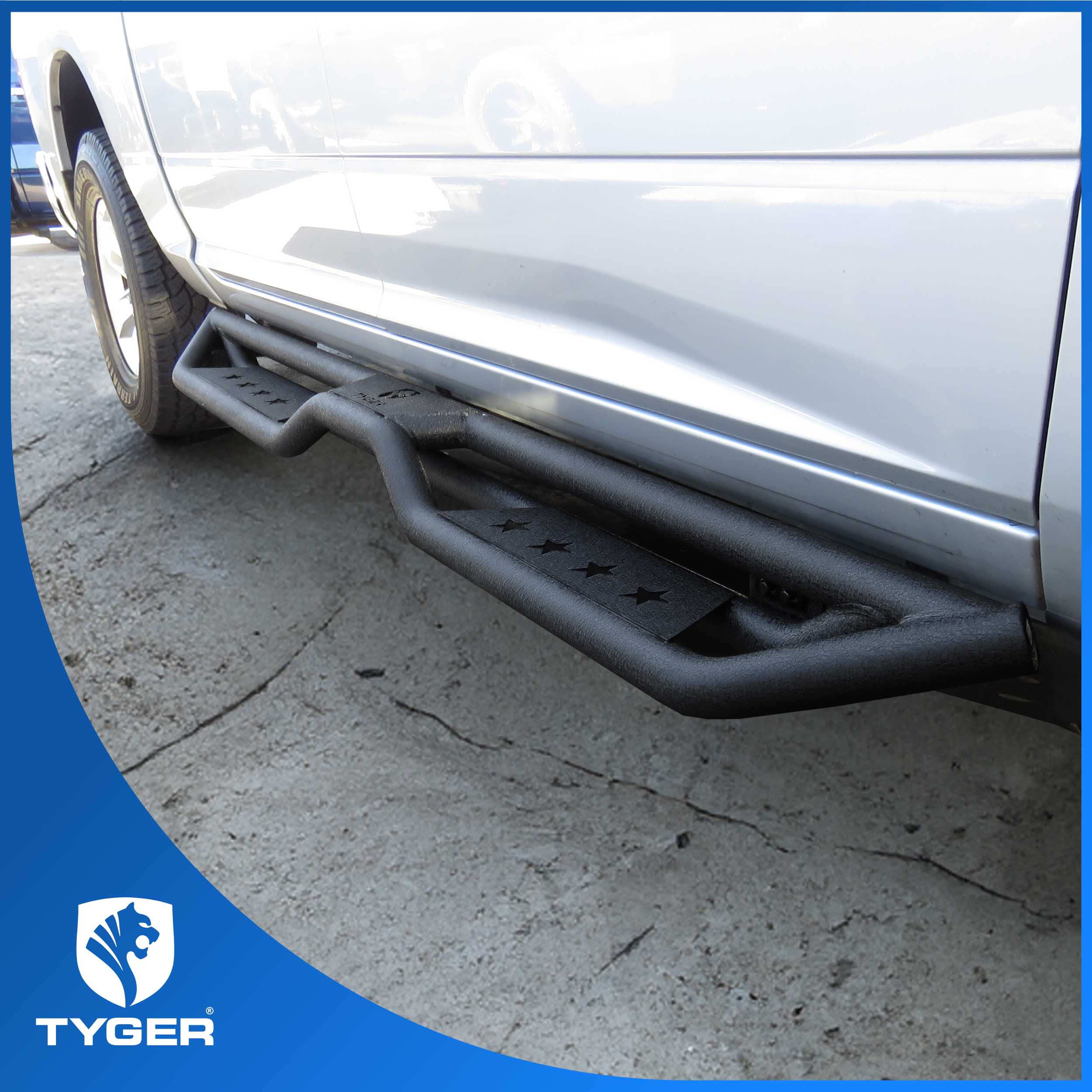 TYGER Star Strider fit 2009-2018 Dodge Ram 1500; 2010-2025 2500 3500; 2019-2024 Classic | Crew Cab