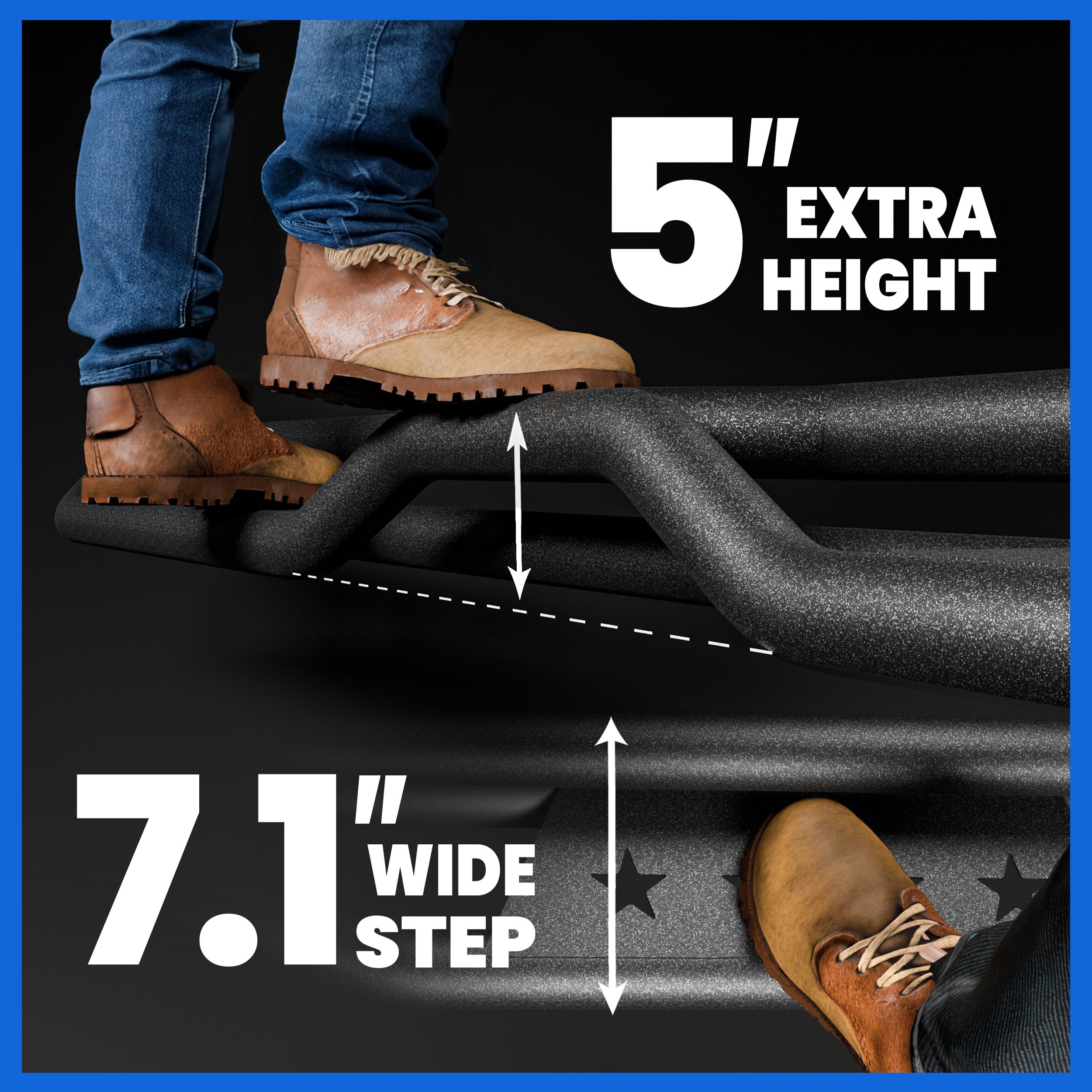 TYGER Star Strider fit 15-25 F150; 22-25 Lightning; 17-25 F250/350 SD | Supercrew Cab