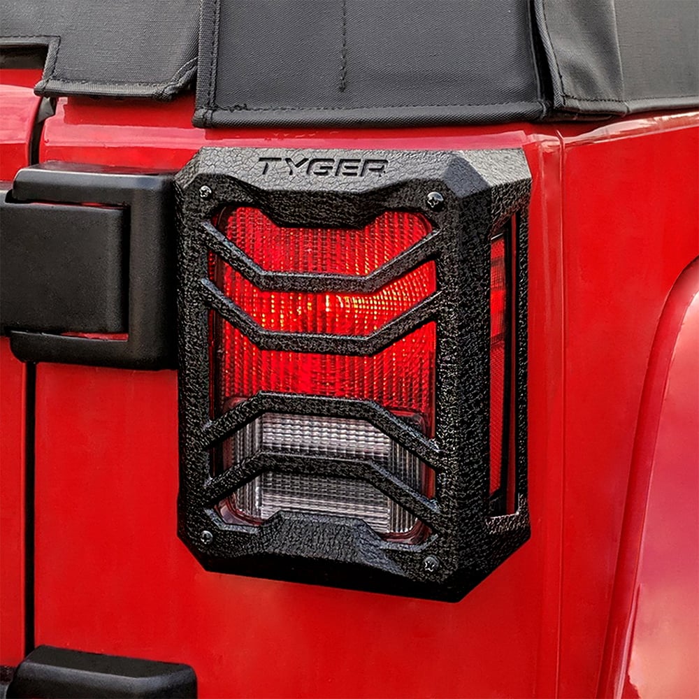 Tail Light Guards Fit 2007-2018 Wrangler JK (NOT JL) TG-TG7J83338